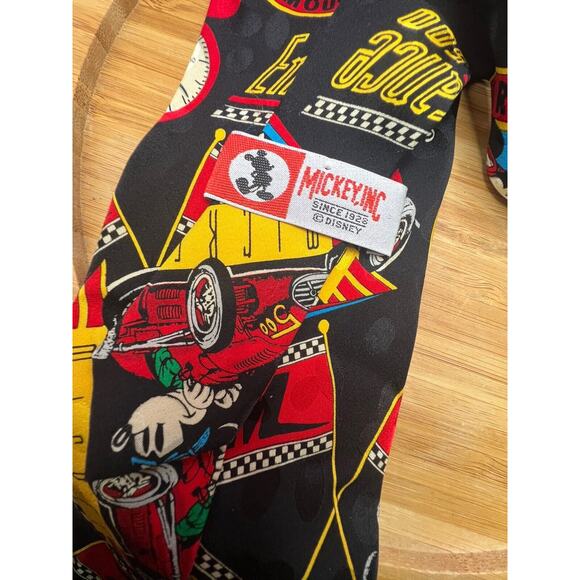 Mickey Inc. Endurance Racing Mens Silk Tie Disney Mickey Mouse Driving Car - Picture 3 of 5